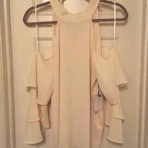 1. State open shoulder blouse